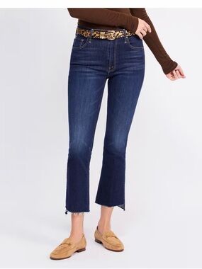 Mother The Insider Crop Step Flare